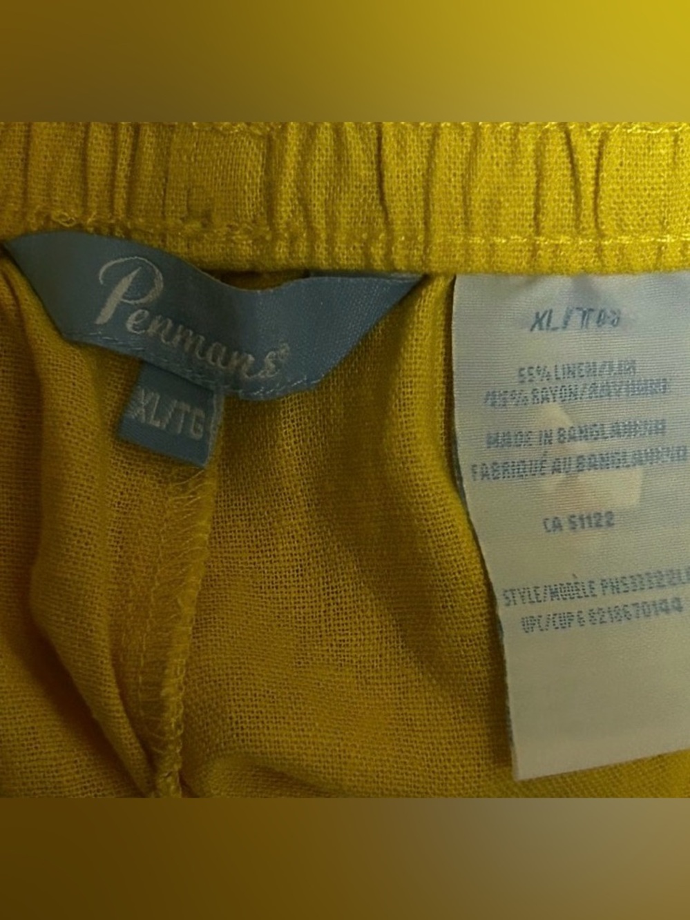 Women's Elastic Waist Shorts (Penmans) - Picture 2 of 2
